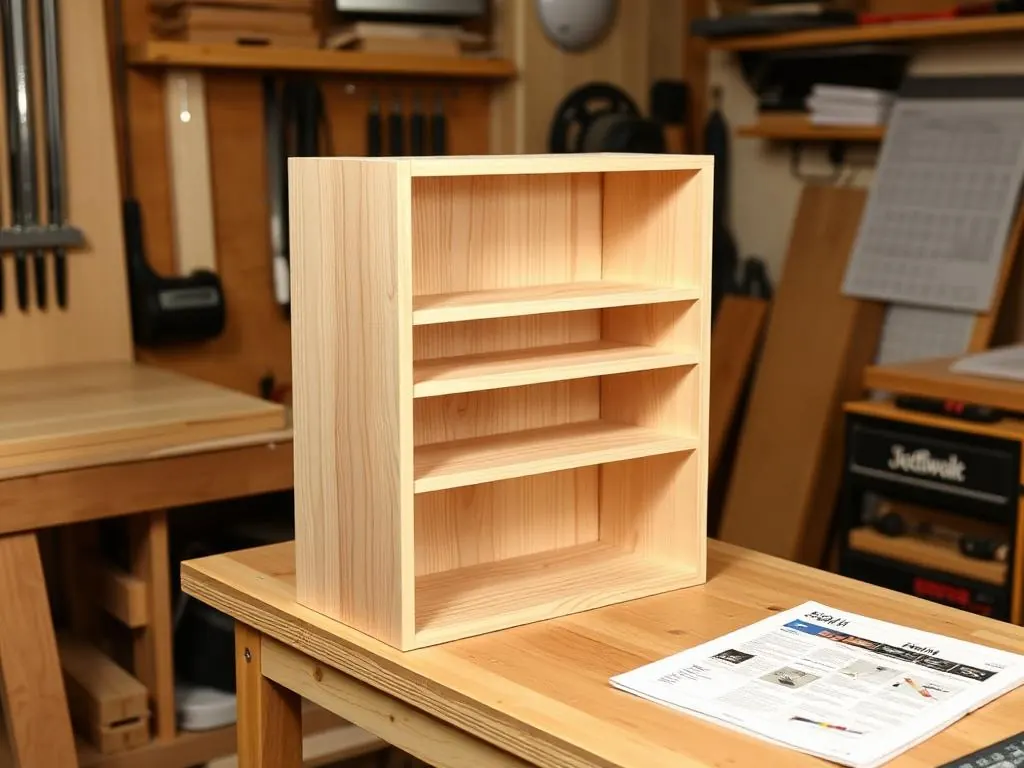 Easy Furniture Projects PDF for Students Mobile Optimized pine bookshelf